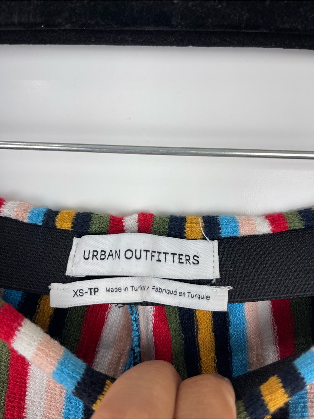 Urban Outfitters Rainbow Vertical Stripe Cropped Pants - Picture 7 of 8